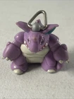 Vintage 1999 POKEMON Nintendo NIDOKING Keychain Burger King Meal Figure Toy READ
