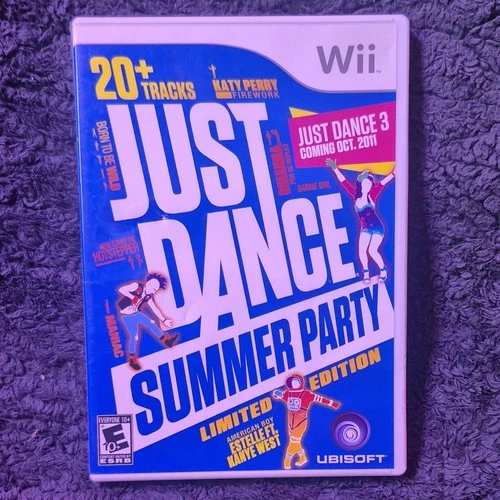 Ubisoft Just Dance Summer Party Nintendo Wii Music Dance Limited Edition Manual