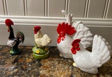 Group of 4 Chicken/ Roosters/ Hens