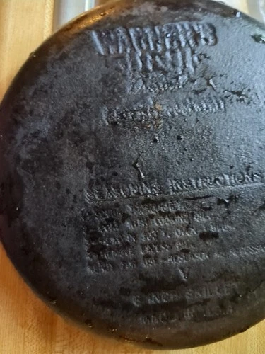 Wagner's ware 6 inch cast iron skillet