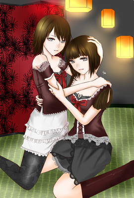 Anime games girls fatal frame project zero ii  Gaming Mat Desk 53518