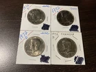 1972 d kennedy half dollar's lot of 4 coins #13