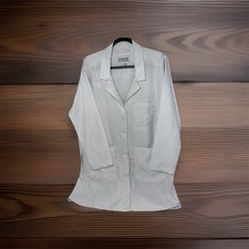 WonderWink WonderLAB White womens medical lab coat Large