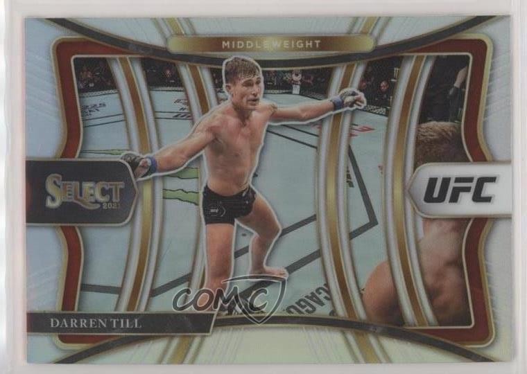2021 Panini Select UFC Premier Level Silver Prizm Darren Till #198 0q0m