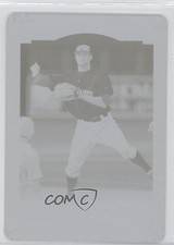 2008 Razor Signature Series Printing Plate Cyan 1/1 Jordy Mercer #82 0a1