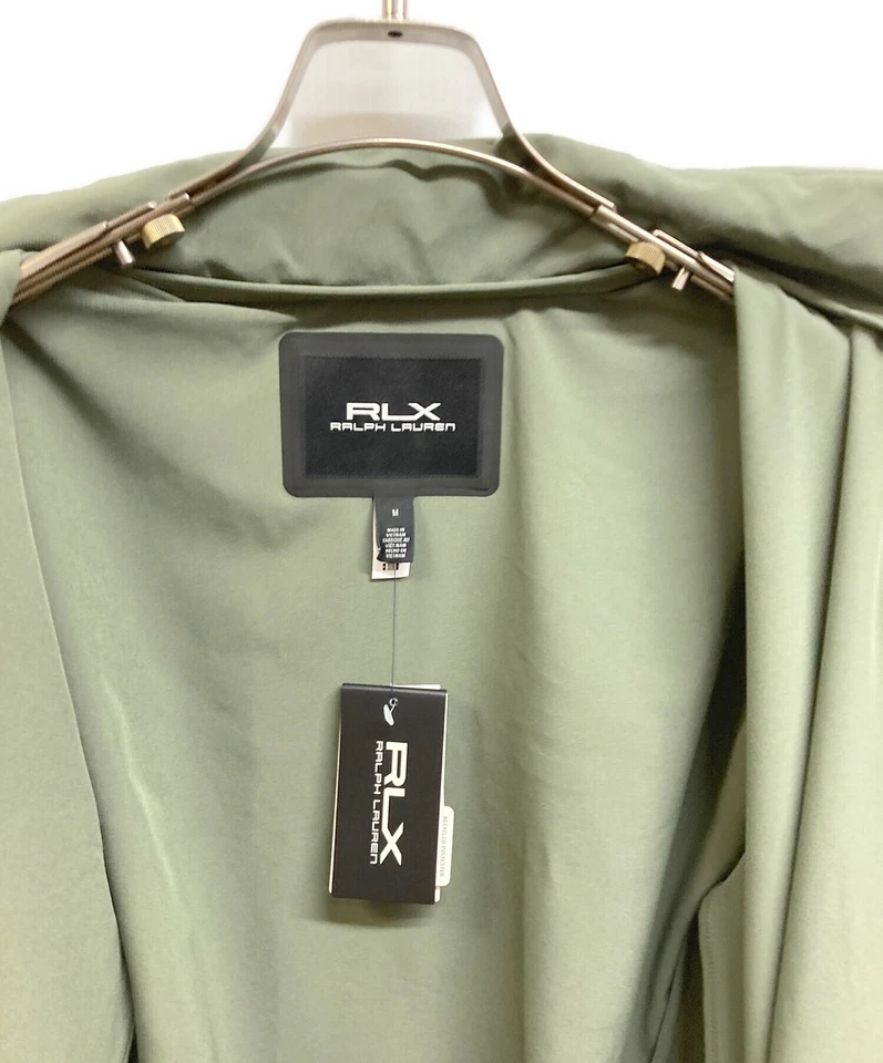 RLX RALPH LAUREN Performance Hooded Jacket Size: M Green Men MNRXOTW16020112 - Image 4 of 4