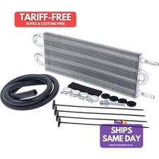 Allstar ALL26702, Kit Natural Aluminum Trans Cooler 15X5 12000 Gvw Performance