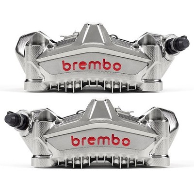 Pair of Brembo GP4-MotoGP 100mm brake calipers monoblock finned | eBay