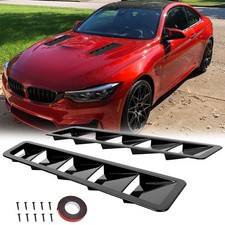 For M3 M4 2x Gloss Black Car Hood Vent Scoop Louver Scoop Cover Air Flow Intake For M3 M4 2x Gloss Black Car Hood Vent Scoop Louver Scoop Cover Air Flow Intake