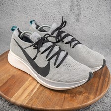 Nike Zoom Fly Flyknit Wolf Grey Blue Orbit Running Shoes AR4561-004 Mens 12.5 Nike Zoom Fly Flyknit Blue Orbit for Sale | Authenticity  main image 3