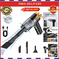 Wireless Car Vacuum Cleaner 9000Pa Portable Mini Handheld Wet Dry USB