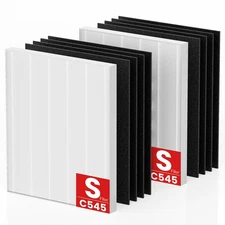 C545 Replacement Filter H13 Grade True HEPA Compatible with Winix C545 Air Pu...