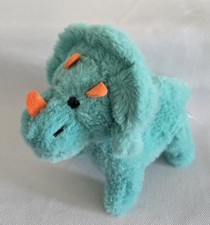 Kid Connection Walking/Roaring Aqua Blue Plush Triceratops,Roars,Doesn't Walk,6"