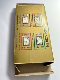 NINTENDO GAME AND & WATCH Octopus Wide Screen1981 w/ BOX Direct From Japan