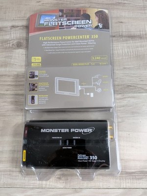 Monster FlatScreen PowerCenter HTS 350 Home Theater Power Stage 1 Surge 121588