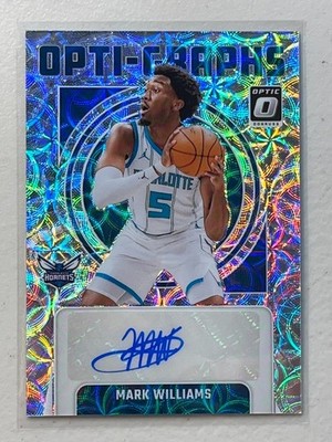 Mark Williams 2024-25 Donruss Optic International Prizm Opti-Graphs Auto OG-MRK