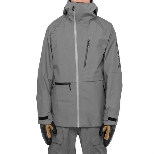 686 Gore Tex Pro 3L Thermagraph Hydra Snowboard Jacket (L)Rhino Grey M2W101-RNGR