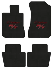 Lloyd Loop Mat Set for '11-16 Challenger w/Red on Black Challenger w/Red on Blac