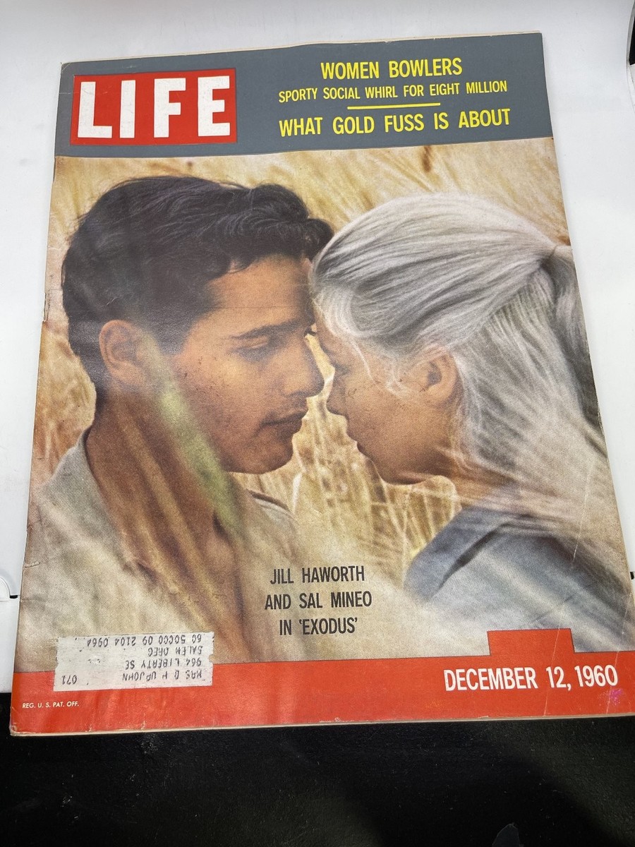 LIFE Magazine Dec 12, 1960 #24 Jill Haworth Sal Mineo Exodus Time