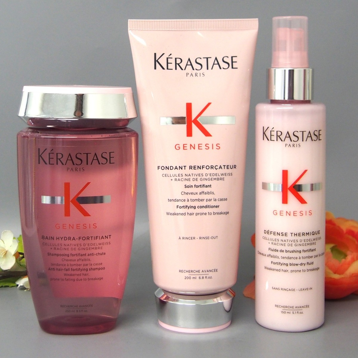 TRIO Kerastase Genesis Bain Hydra, Fondant & Defense Thermique