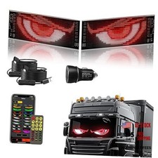 Flexible Devil Eyes Light for Windshield,LED Sign for Car,LED Digital Panel
