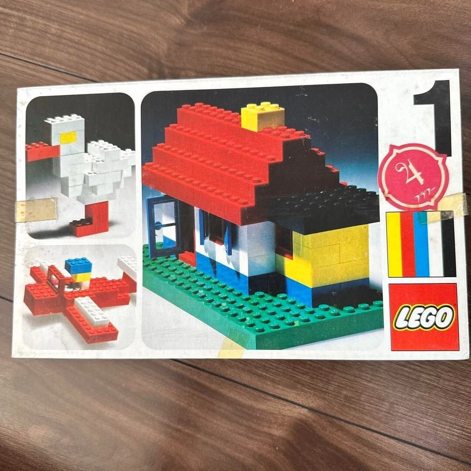 vintage 1970 lego #1 básico completo sellado set Lego Town - Imagen 3 de 3