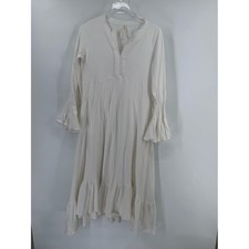 NAP loungewear white mid dress size medium