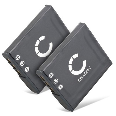 2x Akku für Sony Cyber-shot DSC-H70 Cyber-shot DSC-W210 (900mAh) Ersatzakku