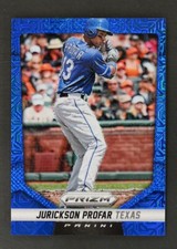 2014 Panini Prizm #39 Jurickson Profar 27/75 Blue Mojo Prizm Texas Rangers