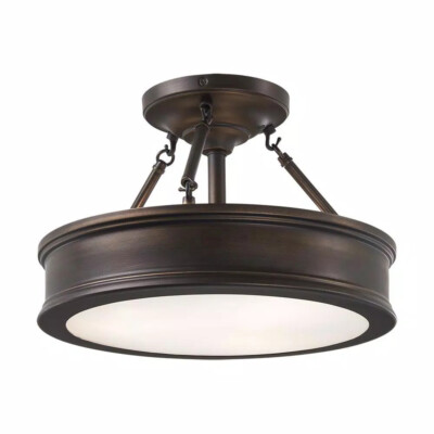 Home Decorators Grafton 3 Light Hallmark Bronze Semi Flush Mount Ceiling 718212239599 - Home Decorators Light Fixtures Home Decorators Grafton 3 Light Hallmark Bronze Semi Flush Mount Ceiling 718212239599 - Home Decorators Light Fixtures