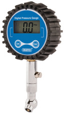 Image of Draper TYRE GAUGE - SHORT - DIGITAL 91348 Digital Tyre Pressure Gauge