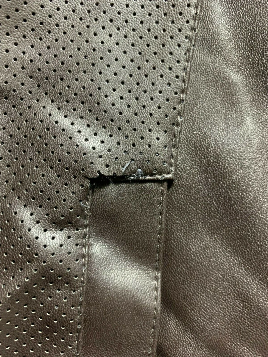 Michael kors perforated leather jacket deals