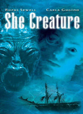 SHE CREATURE QUEEN OF THE LAIR Scary Mermaid Sea Monster statue