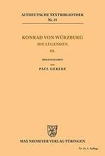 Die Legenden Iii | Buch | 9783110484007