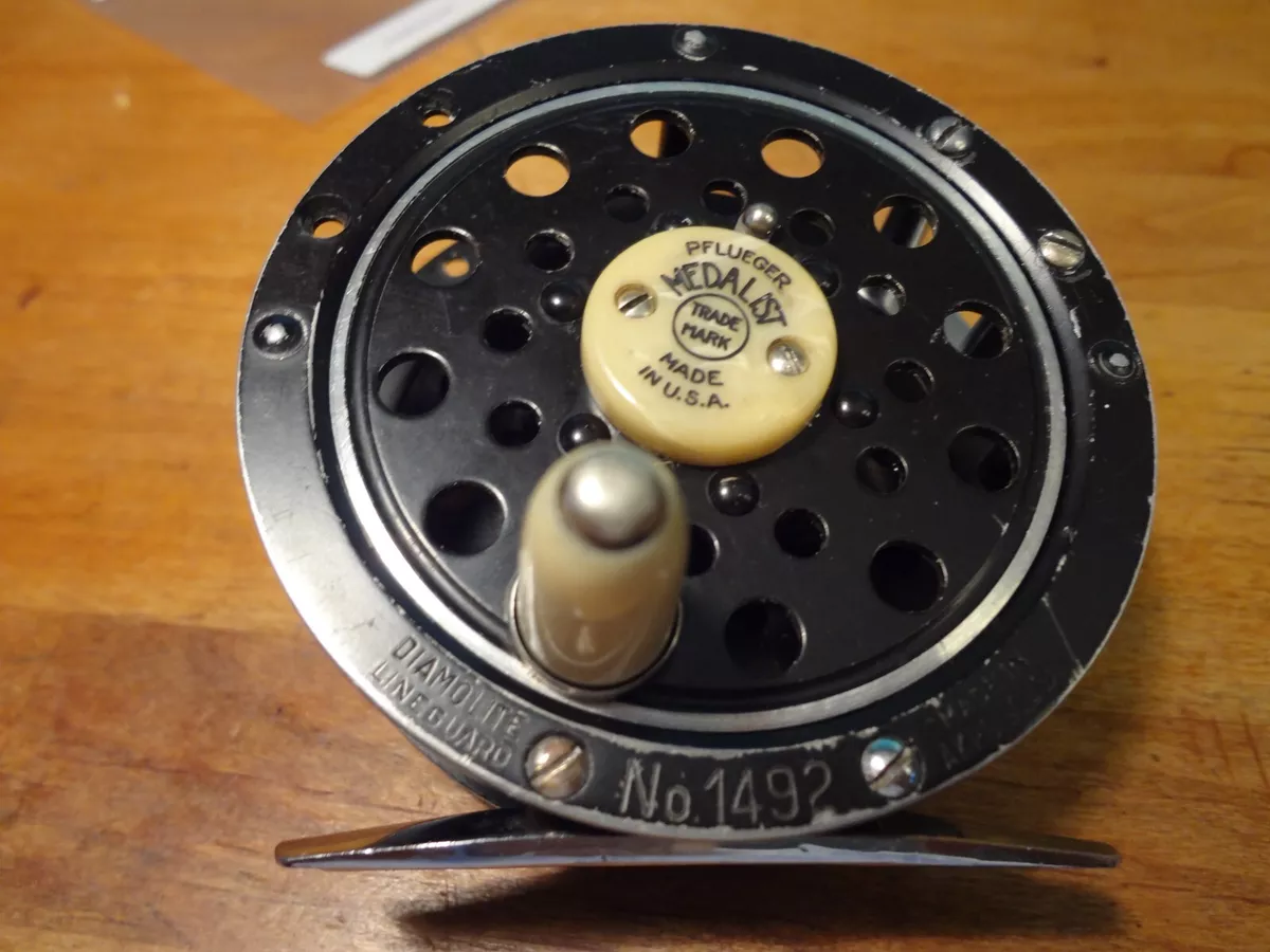 Pflueger Medalist Fly Reel Model 1492 Converted to Left Hand Wind