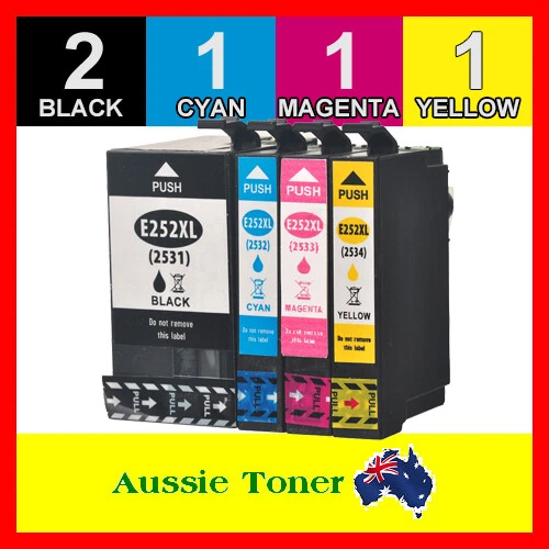 5x Generic Ink 252 252XL for Epson WorkForce WF7620 WF7710 WF7720 WF7725 - Picture 1 of 1