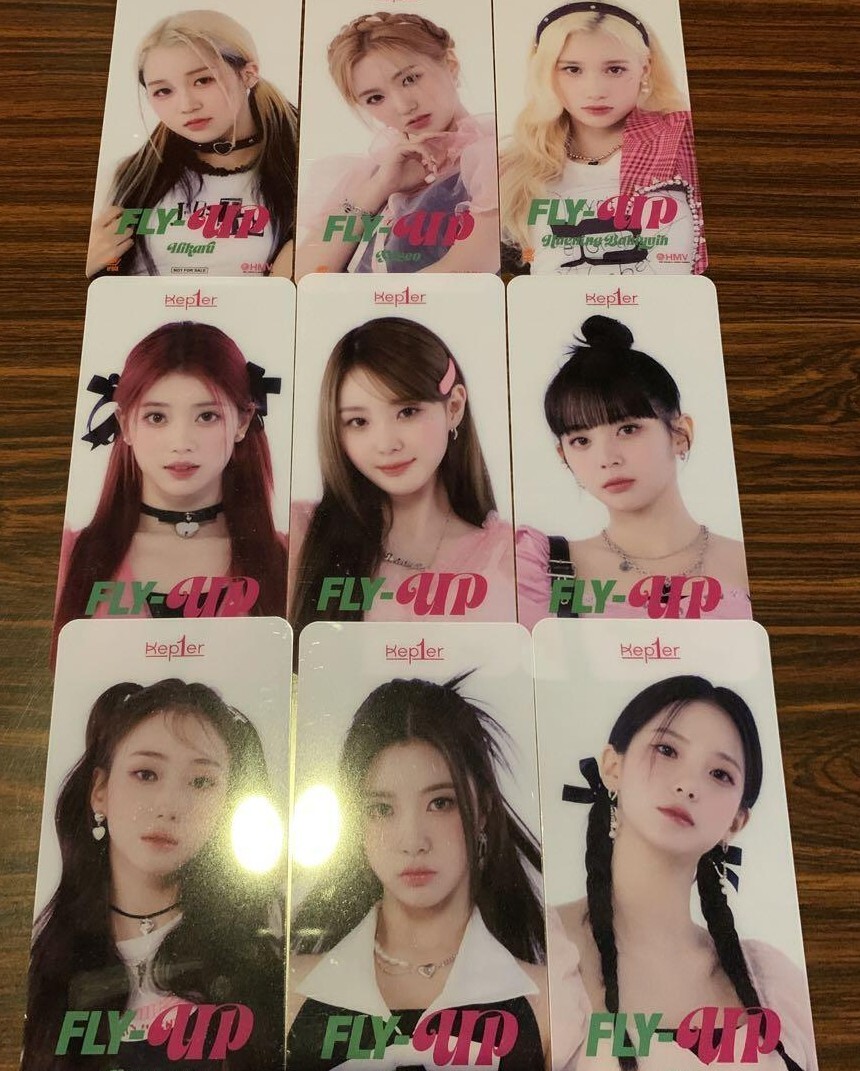 kep1er FLY-UP Japan HMV Official Random Clear Bookmark Complete
