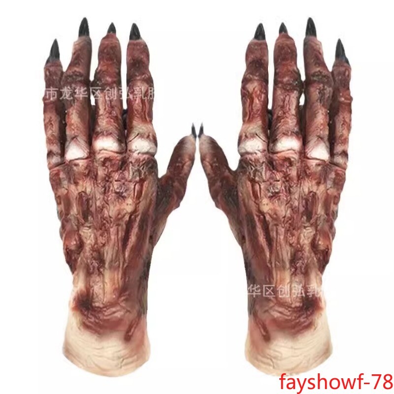 Zombie Hand Gloves Skull Gloves Adult Children Ghost Prop Halloween