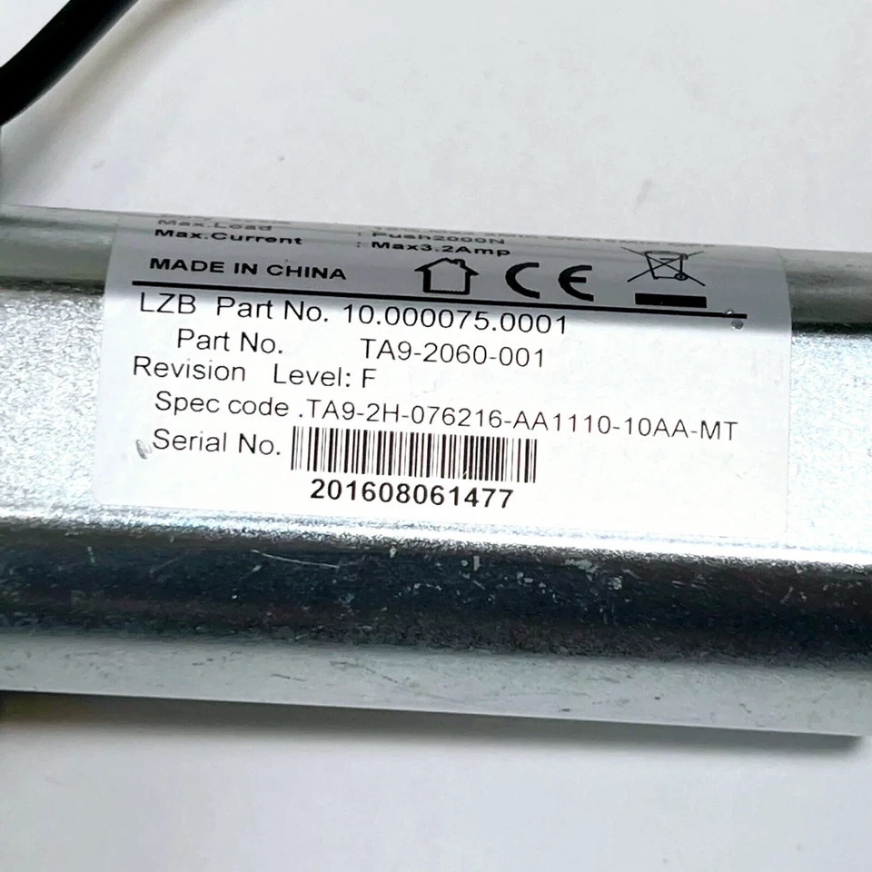 ¡COMO NUEVO! Motor actuador La-Z-Boy 10.000075.0001 TiMotion TA9-2060-001, TA4-2060-001 Foto 3 de 4