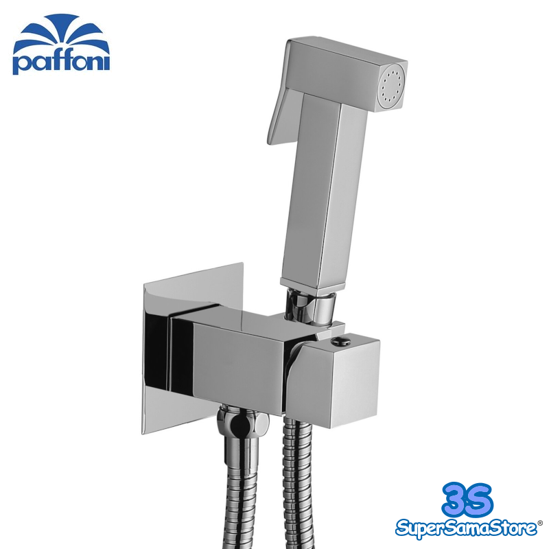 3S KIT SET BIDET TWEET SQUARE MIX QUADRO CON DOCCIA E MISCELATORE PAFFONI