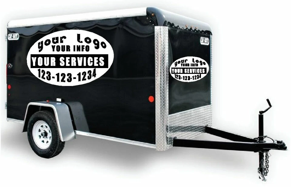 Set of 3 - Vehicle Vinyl Decal Sticker Business Signs Custom - Image 4 of 4