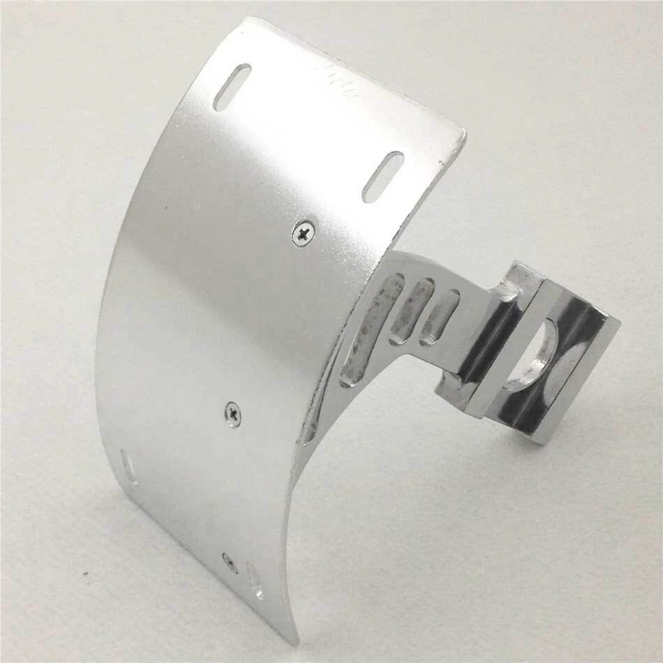 Soporte de etiqueta de matrícula lateral curvado plateado para Suzuki TL 1000R 1998-2003 2002 Foto 3 de 4