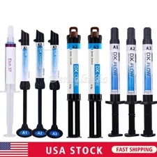 Dental Flowable Universal Light Cure Composite Resin/Dual cure A1/A2/A3/Etch Gel