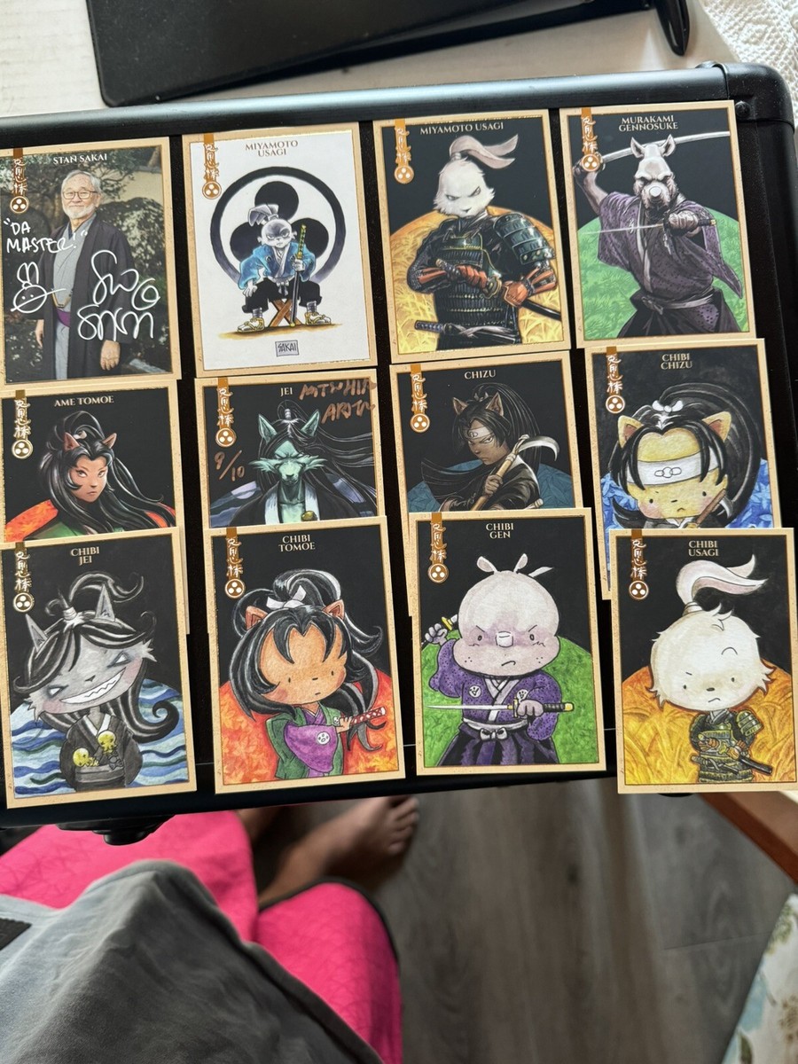 2024 SDCC Exclusive Usagi Yojimbo Trading Card Set Mitsuhiro Arita