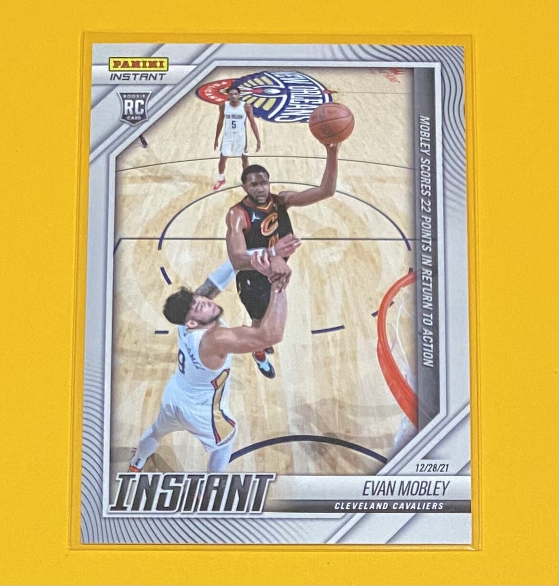 2021-22 Panini Instant Evan Mobley ROOKIE CARD 1/471 SP Cavaliers