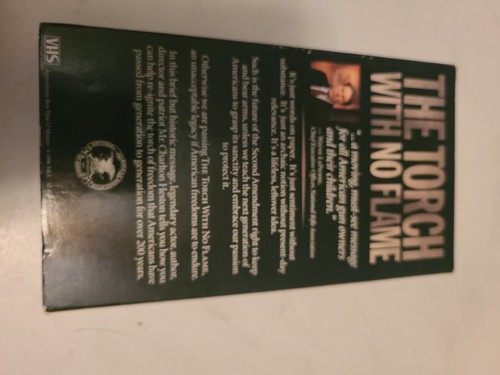 The Torch With No Flame Second Amendment Carlton Heston VHS 1996 Factory Sealed - Picture 2 of 2
