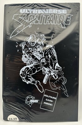 Malibu Comics - Solitaire #1 Sealed Poly-Bag W/ Card (1993) BN/B&B/CS