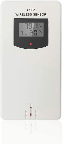 Wireless Remote Sensor Indoor Outdoor Thermometer for SC92 744759604095 ...
