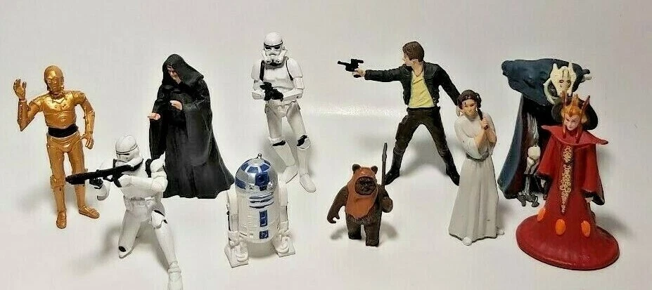 2007 LFL StarWars фигурка C 3PO принцы Лея королева Амидала Хан Соло лот 10 - Изображение 2 из 4