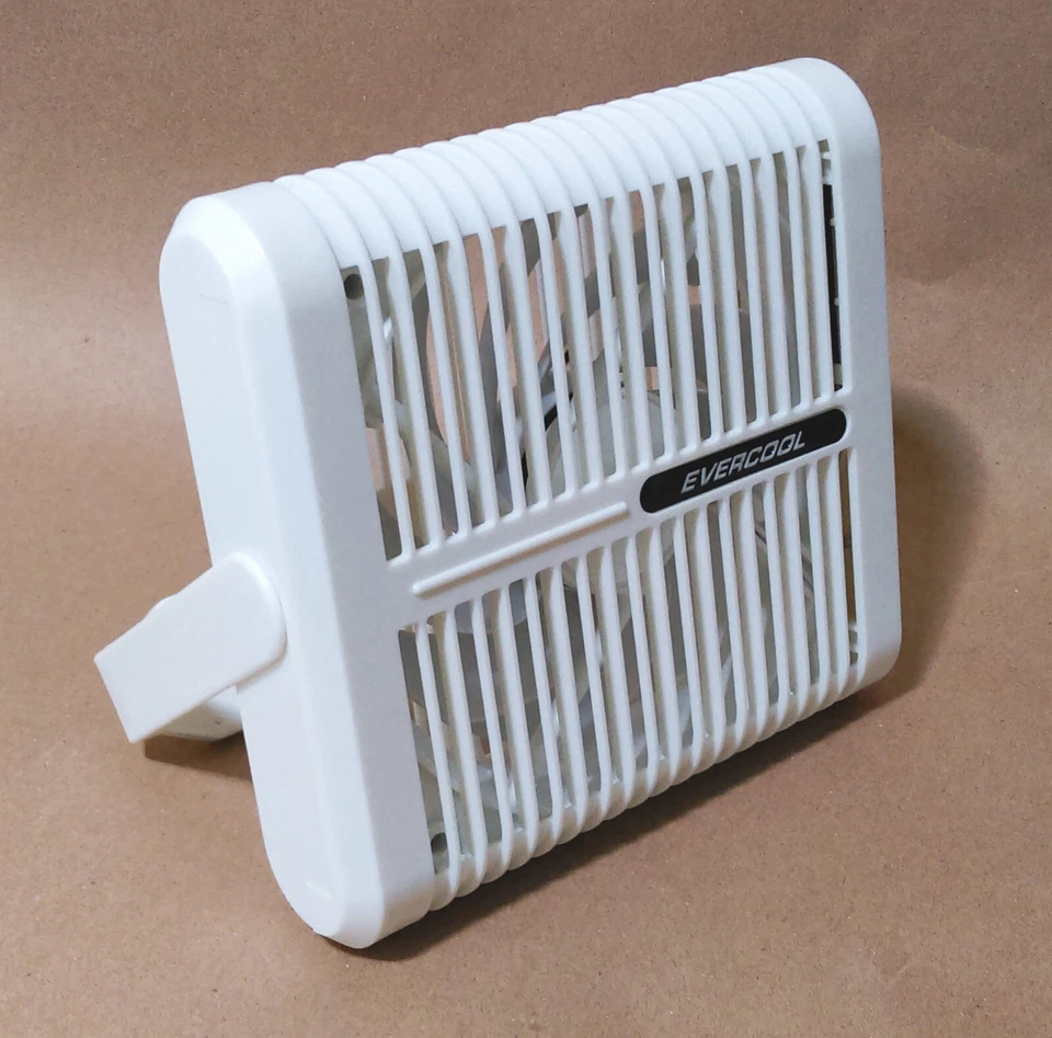 Evercool Magnet White 360° USB Powered 120mm Rotation Computer Desk Cooling Fan - Image 4 of 4